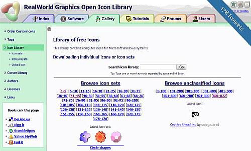 იკონების ძებნის საუკეთესო რესურსები - Open Icon Library
