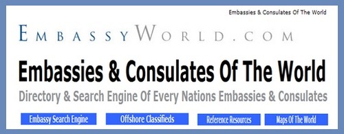 ინფორმაცია ნებისმიერ საელჩოზე - Embassyworld