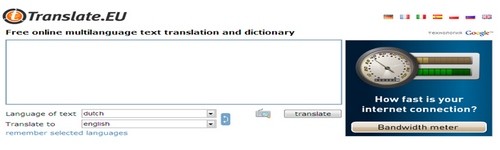 ონლაინ მთარგმნელები და ლექსიკონები - Translate.eu