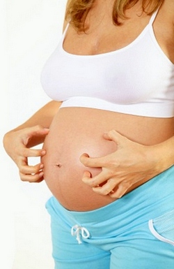 ფეხმძიმობის მე-13 კვირა - ქავილი