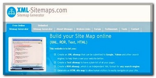 საიტის რუქის (Sitemap XML) შექმნა ონლაინ რეჟიმში 